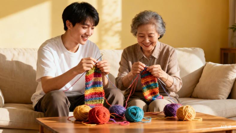 染上编织后,才发现老辈子的爱好最养人